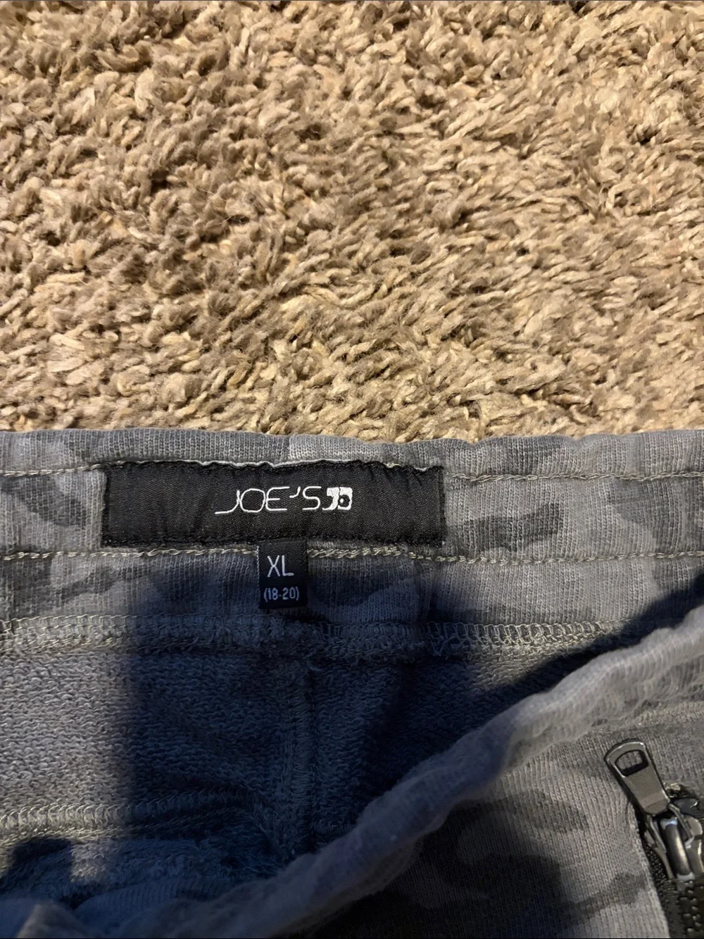 Joe's shorts Gray Camouflage Athletic Drawstring Shorts